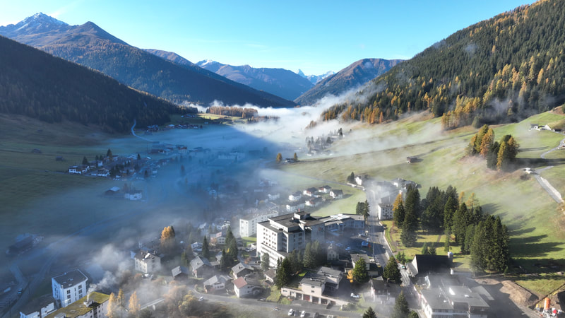Luftbild Spital Davos 
©2023 marcel giger
